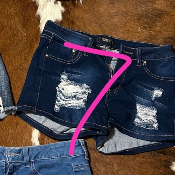 Jean shorts - Picture 1 of 3